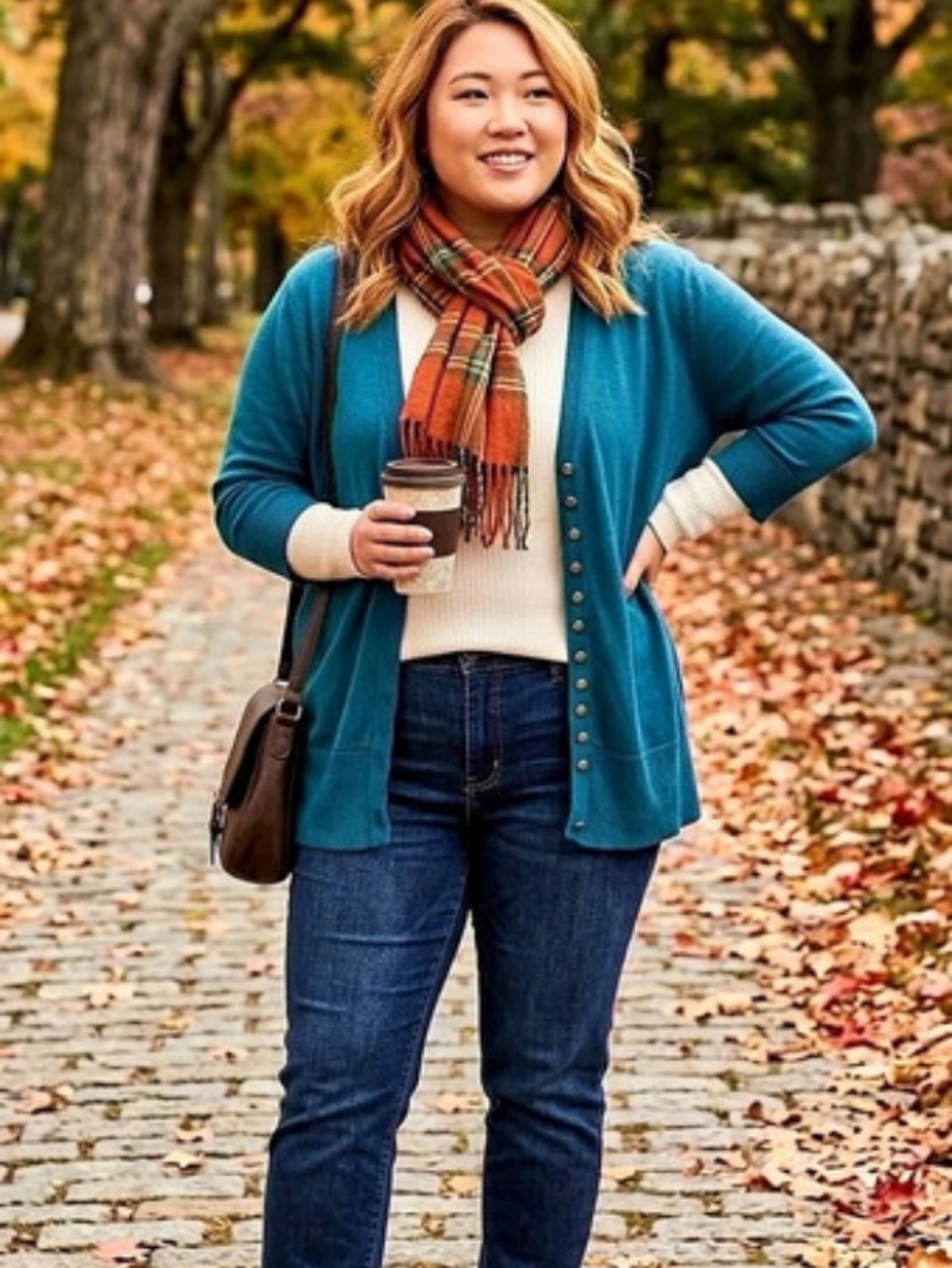 Zenana Outfitters Teal V-Neck Snap Front 3/4 Sleeve Cardigan 2X Plus Size